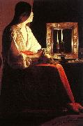 Georges de La Tour The Penitent Magdalen France oil painting reproduction